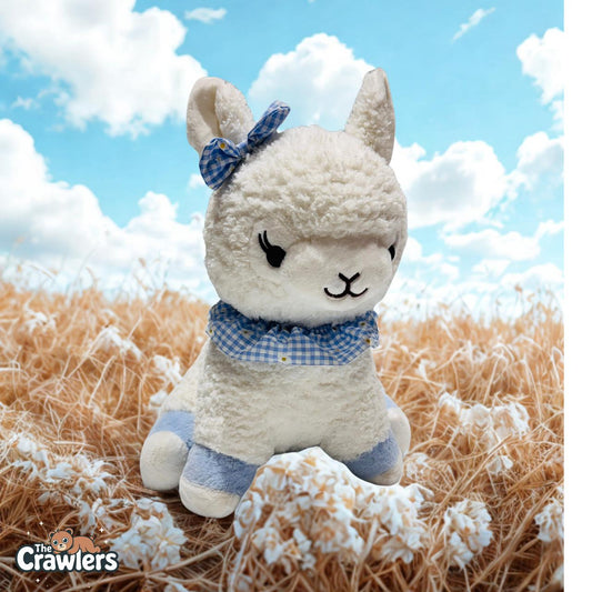 The Crawlers™ Farm Sheep Soft Toy – 20 Inch Fluffy Plush Sheep for Kids & Gifts (50cm)