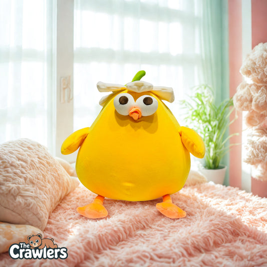 The Crawlers™ 16-Inch Chicken Duck Plush – Cute Cartoon Soft Toy for Kids, Gifting & Home Decor (40cm)
