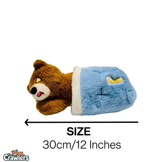 The Crawlers™ Goodnight Breathing Bear – 12 inch(30cm)Soft Cuddle Toy for Baby Nap Time & Gifting