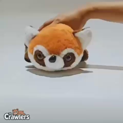 The Crawlers™ 12-Inch Reversible Panda & Raccoon  Plush – 2-in-1 Flip Soft Toy for Kids & Gifting (30cm)