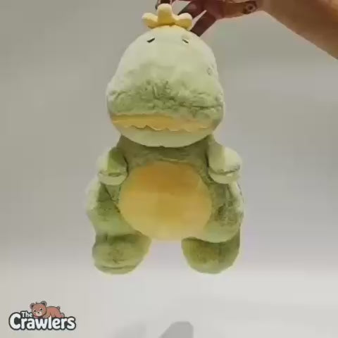 The Crawlers™ Happy Dino Plush Toy – 14 Inch Soft Stuffed Dinosaur for Kids & Gifting (35cm)
